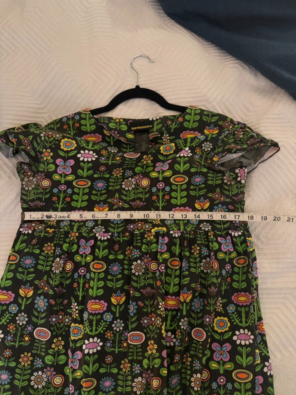 Nooworks Frida Dress in Awesome Blossoms print (Small) - Picture 3 of 5